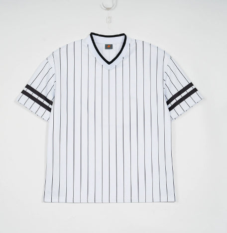 Prism Ribbed V-Neck Tee, product photo