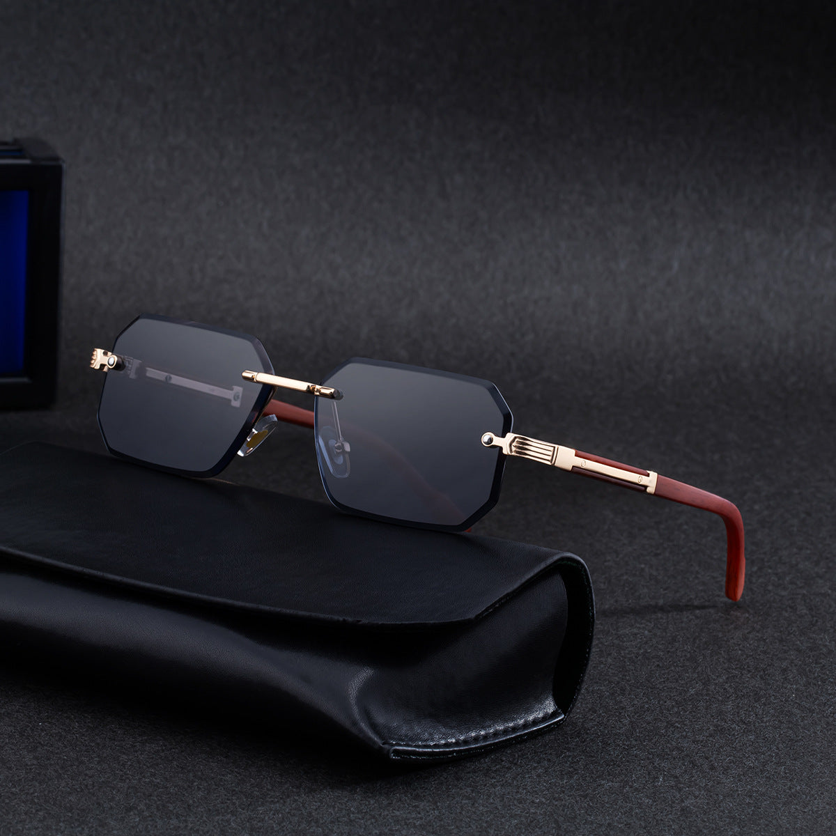 Vector Rimless Sunglasses, product photo