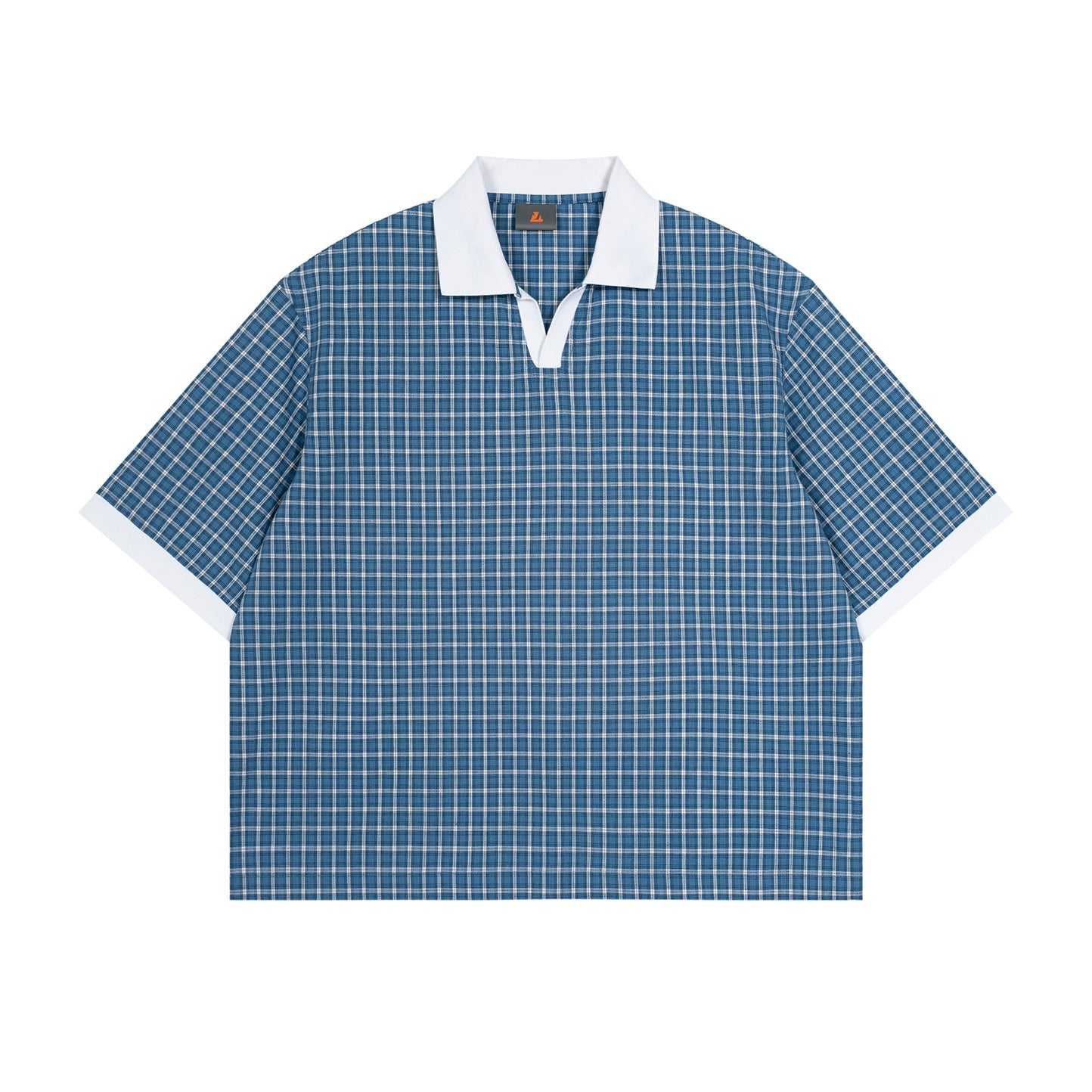 Blue Madras Plaid Shirt, product photo