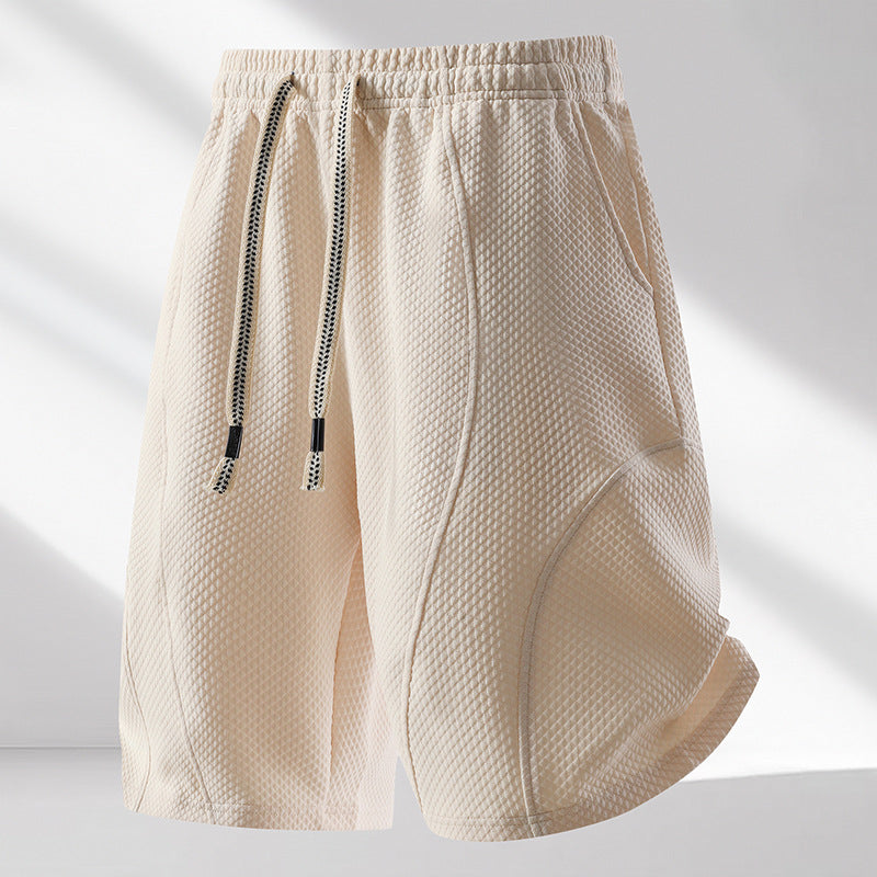 Beige Drift Easy Shorts, product photo
