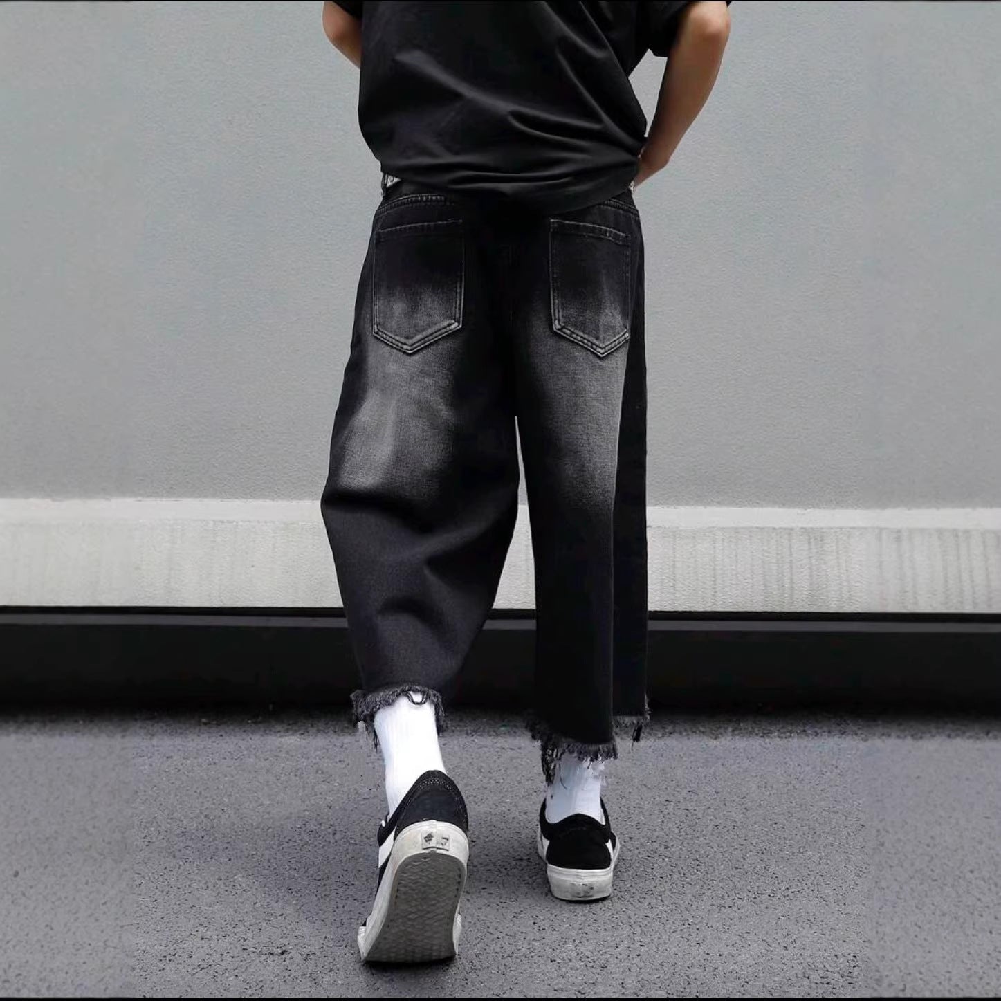 Fade Distressed Jeans, product photo