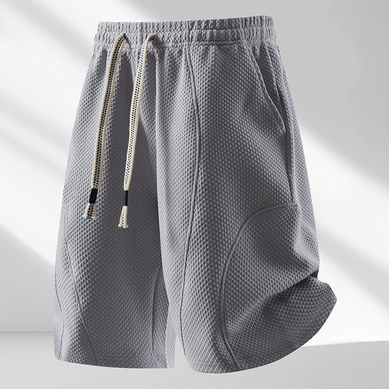 Light Gray Drift Easy Shorts, product photo