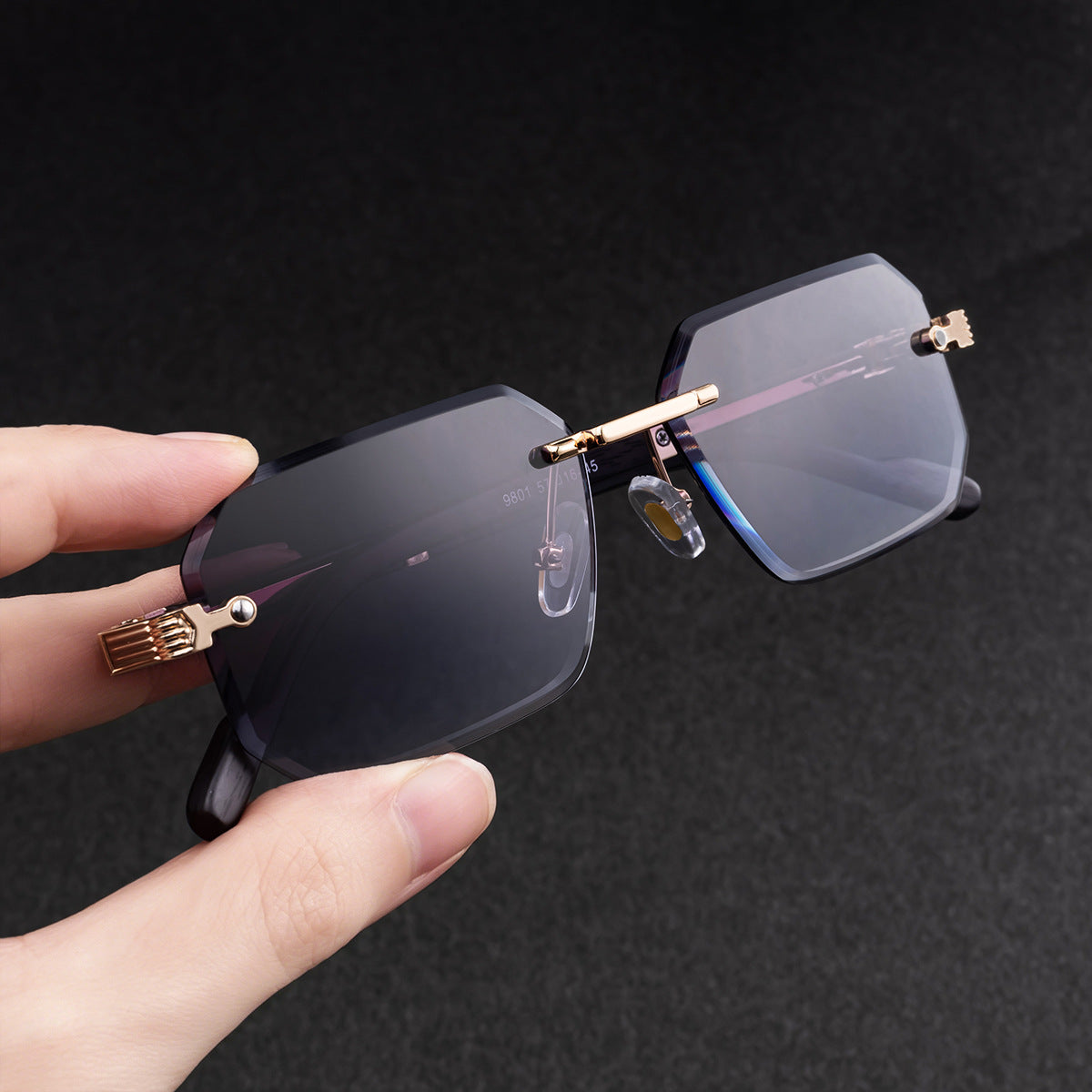 Vector Rimless Sunglasses, product photo