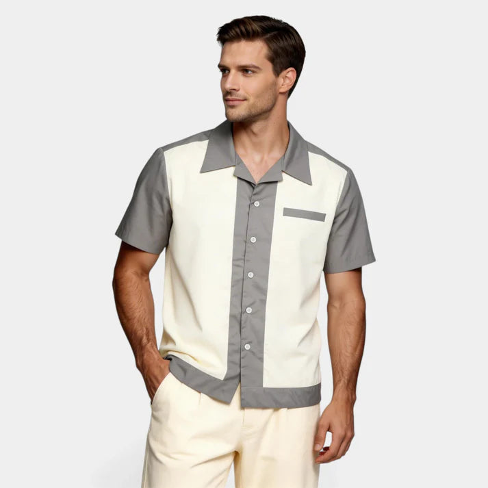 Grey Kingsway Short-Sleeve Shirt, product photo