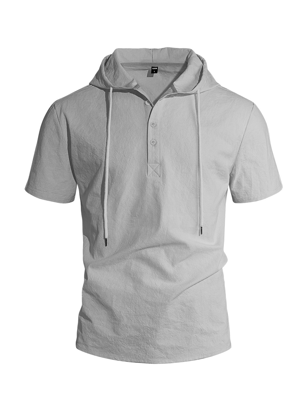 Gray Coastline Linen Shirt, product photo