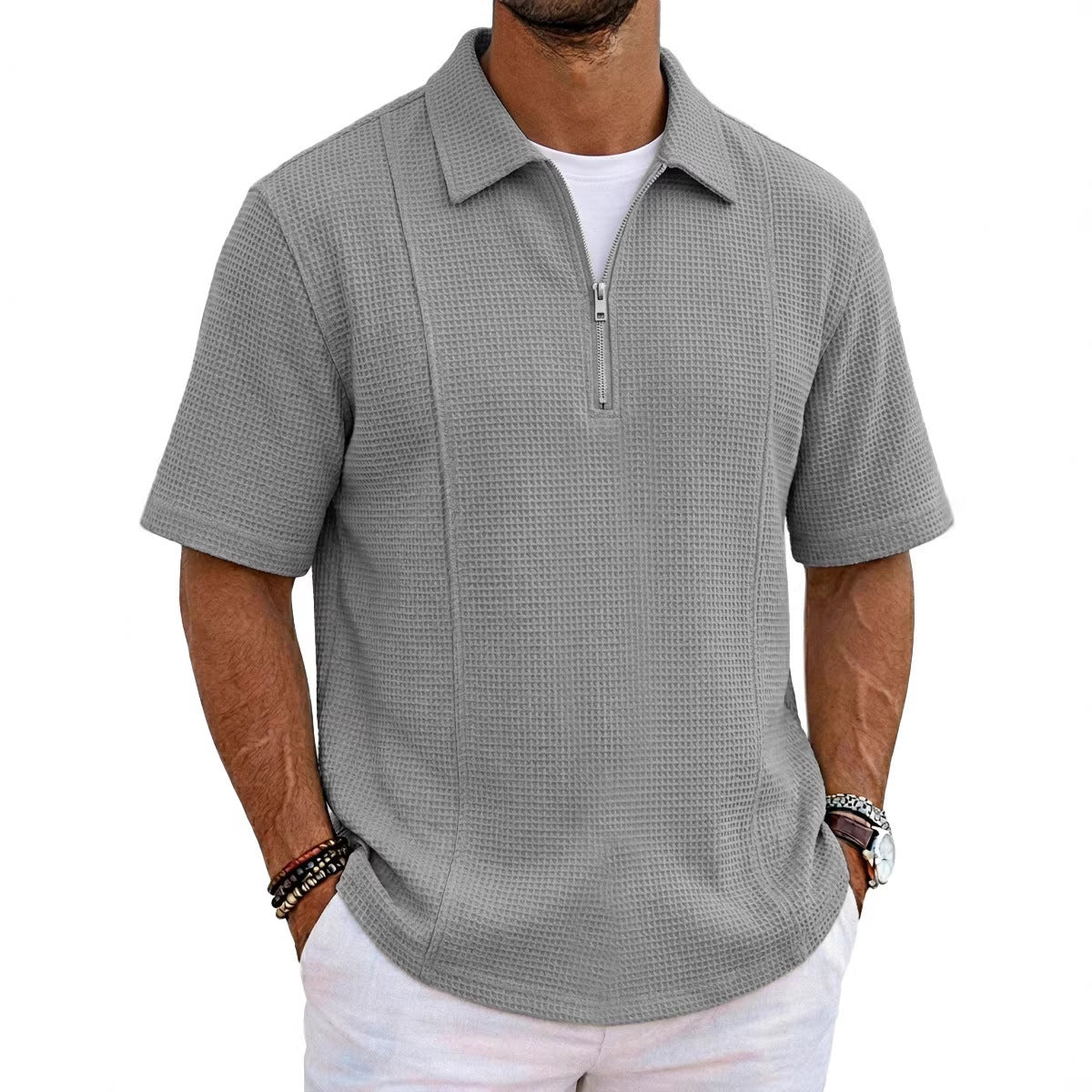 Meridian Half-Zip Polo, product photo