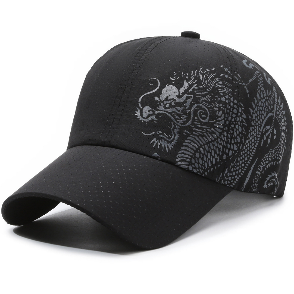 Black Draco Mesh Cap, product photo