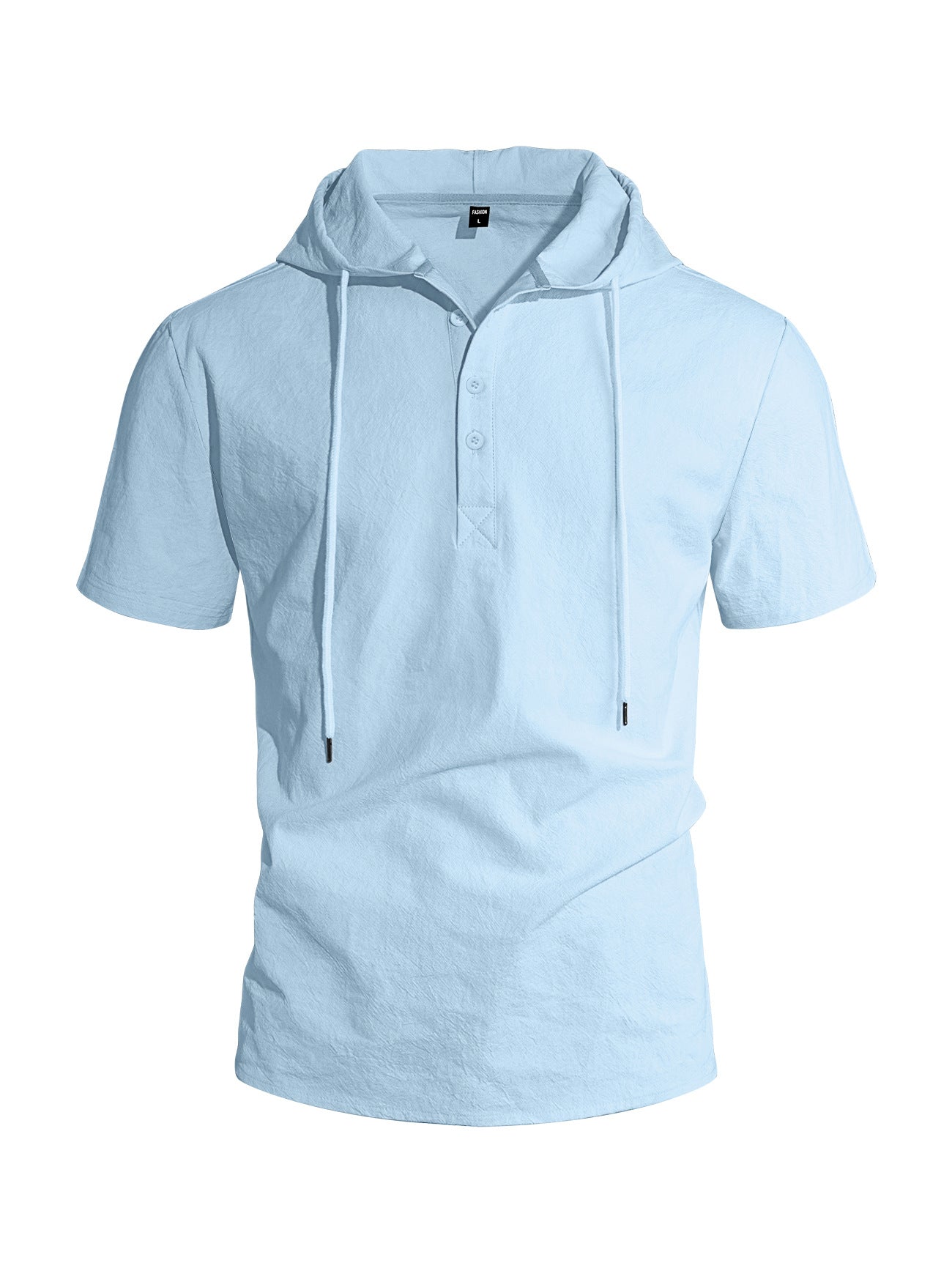 Light Blue Coastline Linen Shirt, product photo
