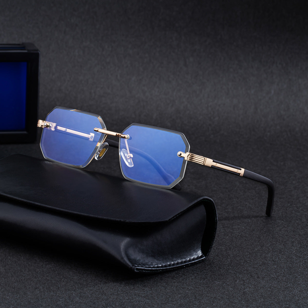 Vector Rimless Sunglasses, product photo