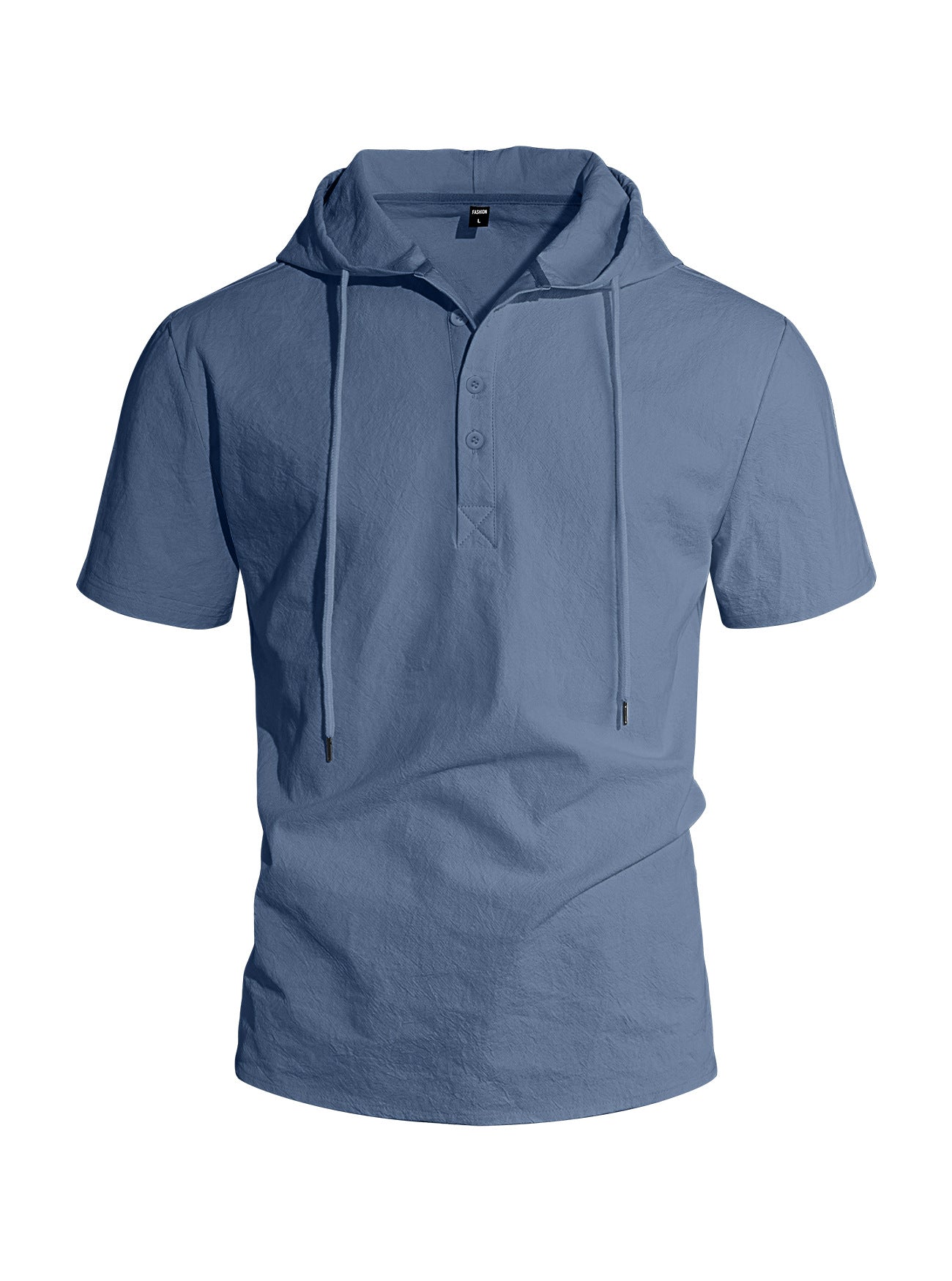 Navy Blue Coastline Linen Shirt, product photo
