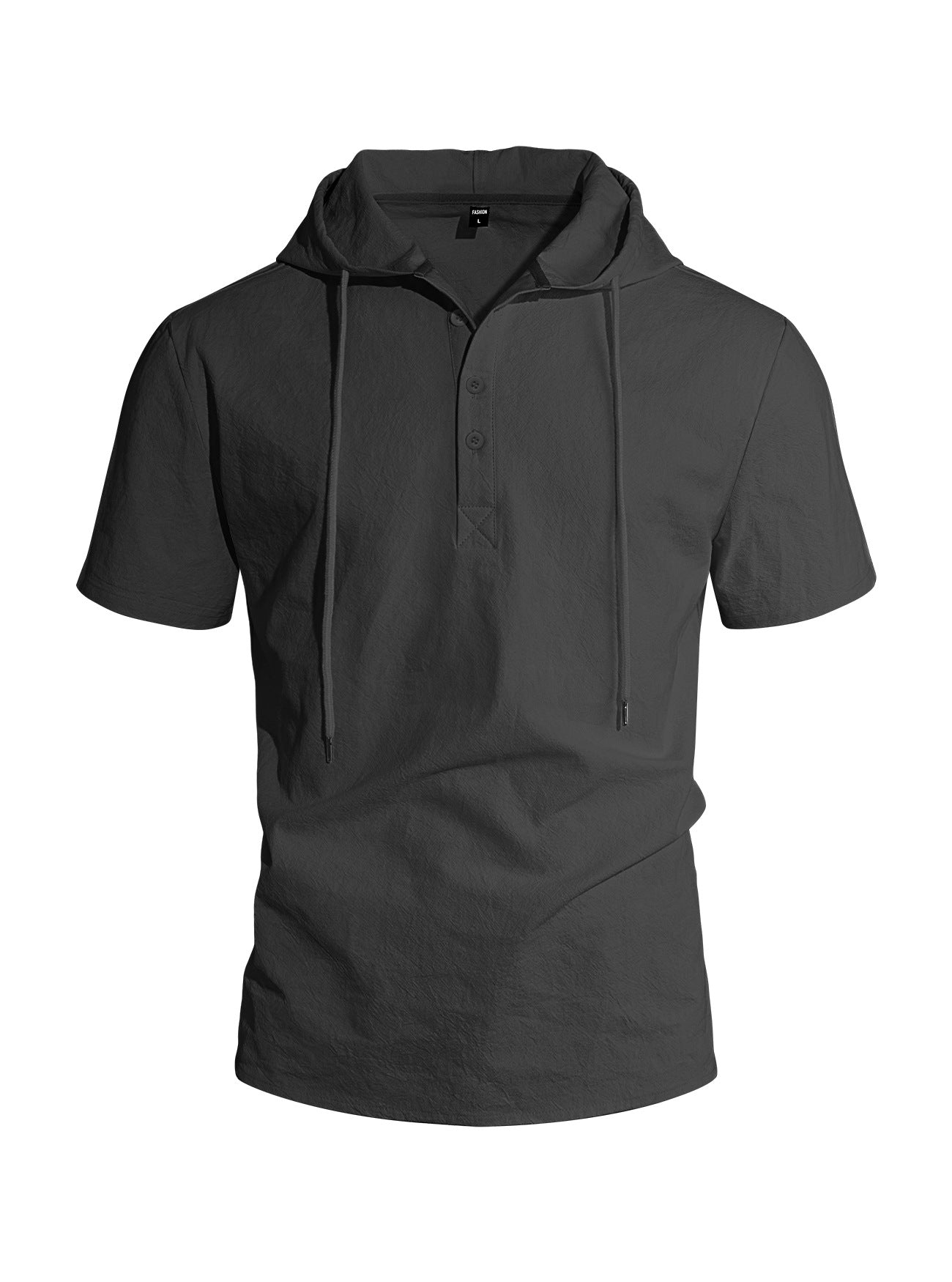 Black Coastline Linen Shirt, product photo