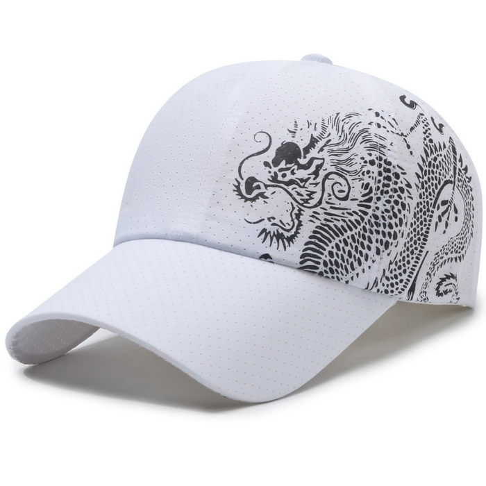 White Draco Mesh Cap, product photo