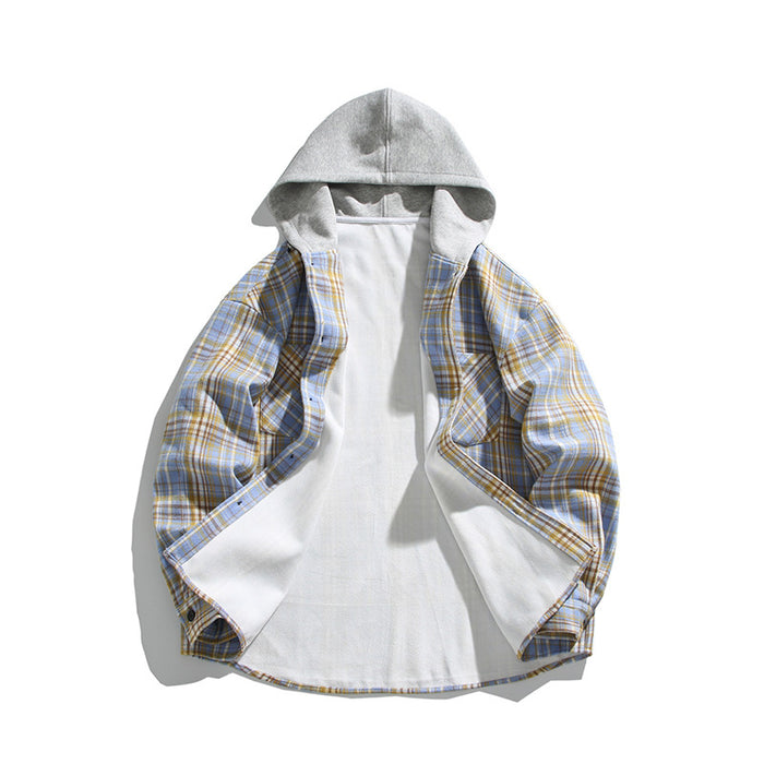 Danton Hooded Fleece-Lined Overshirt
