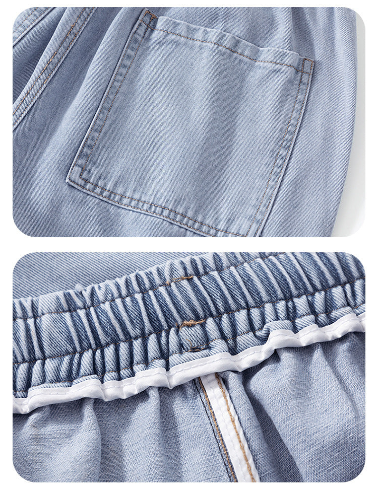 Large-Pocket Cargo Jeans