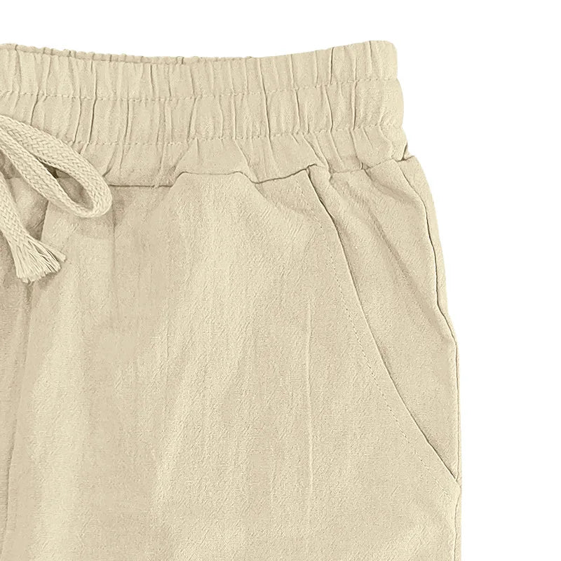 Drawstring Wide-Leg Yoga Trousers