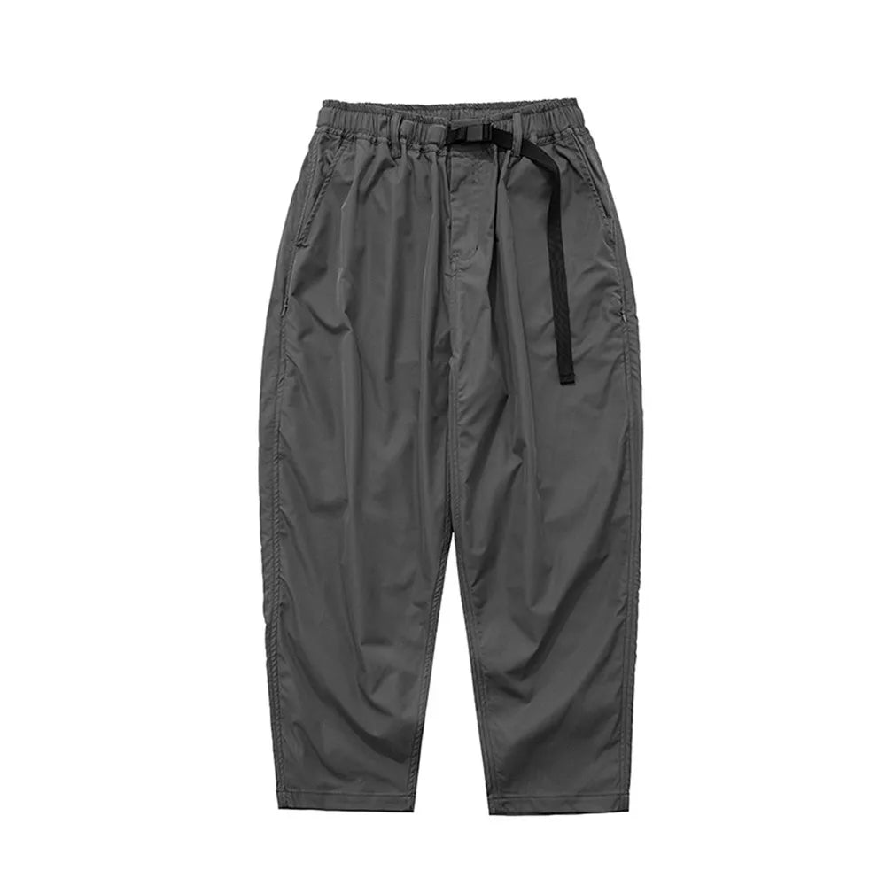 Safari Cargo Belt Wide-Leg Pants