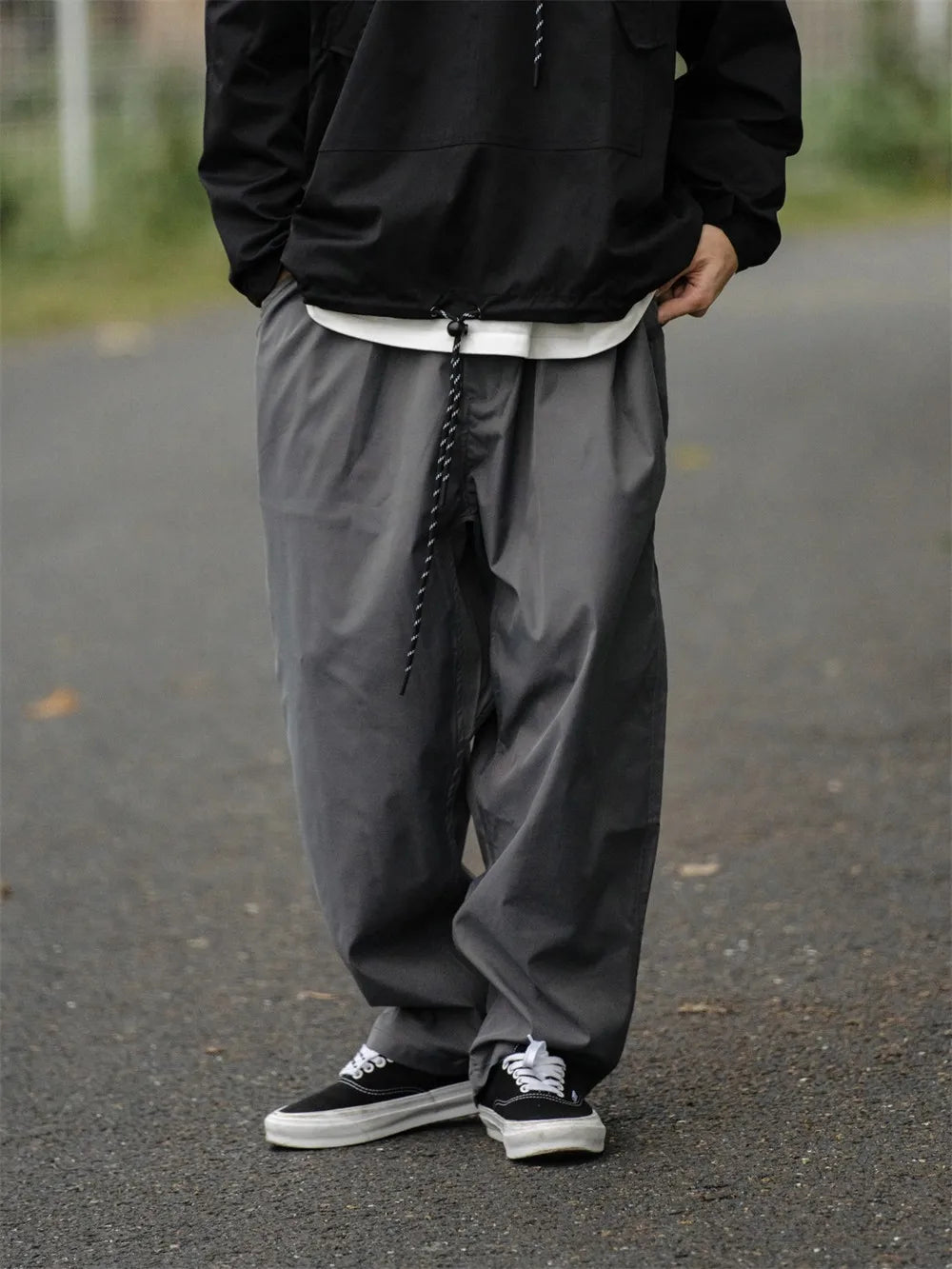 Safari Cargo Belt Wide-Leg Pants