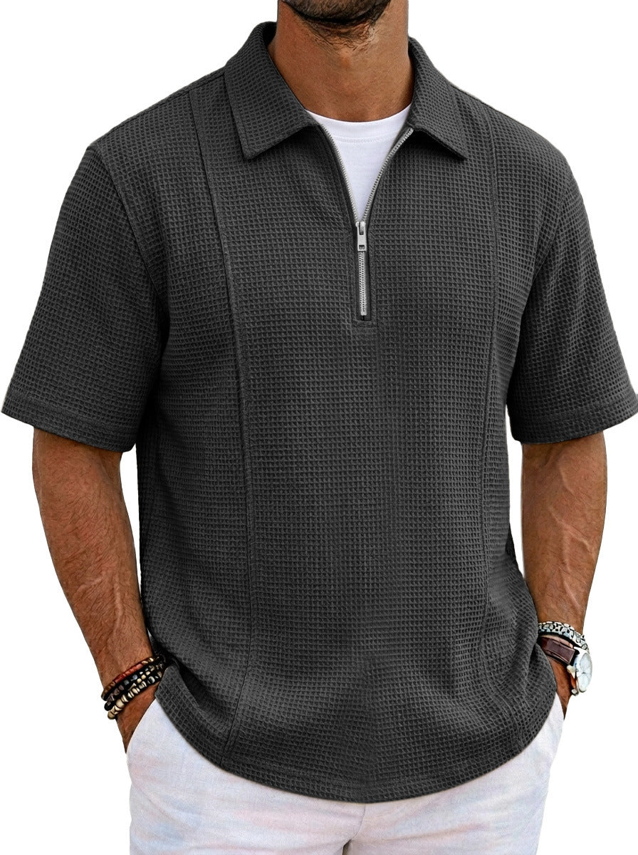 Colourway 5 Meridian Half-Zip Polo, product photo