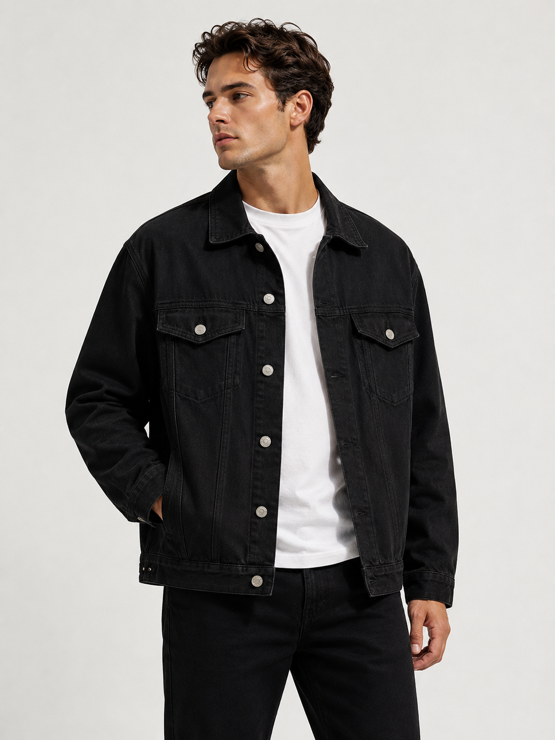 Forge Atelier Utility Jacket black on model