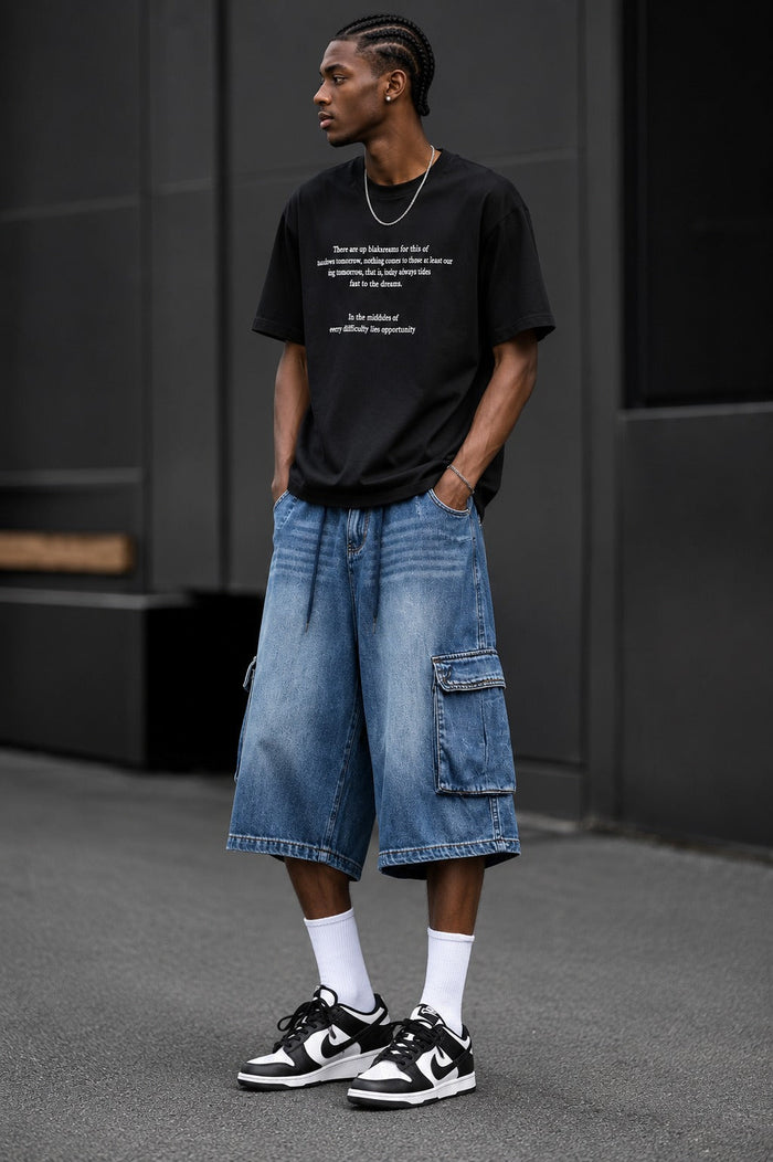 Docker Denim Capris, product photo